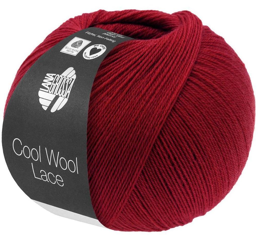 Lana Grossa - Cool Wool Lace 0061 weinrot Produktbild 