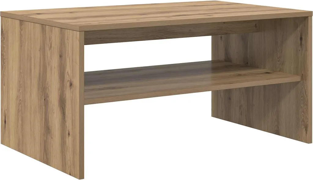 SYFAX™ Tavolino da salotto Rovere artigianale 80 x 50 x 40 cm