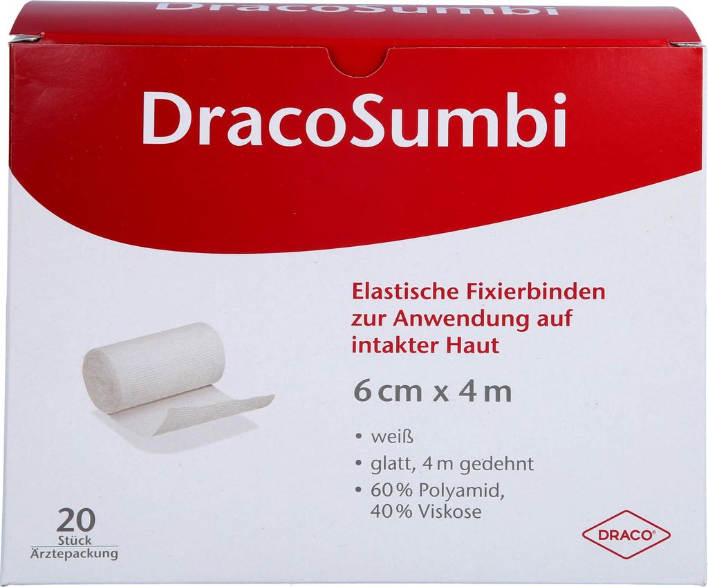 DracoSUMBI FIXIERB WEISS 6CM, 20 St BIN
