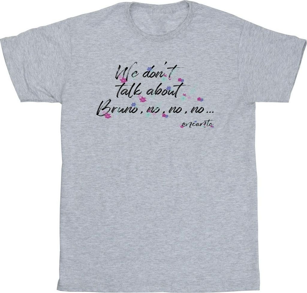 Disney - "Encanto We Dont Talk About Bruno No No" T-Shirt für Herren BI24383 (XXL) (Grau)