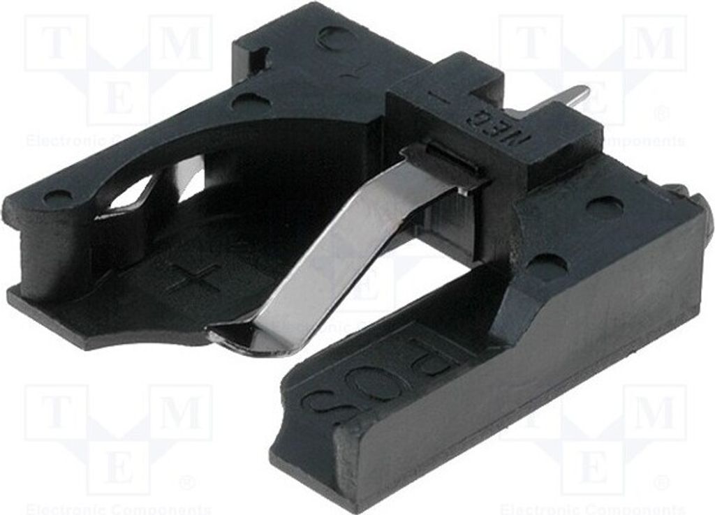 1x Sockel Anz.Bat: 1 Montage: THT,vertikal H: 23,3mm Ø: 20mm 1065 Batterien - Beh