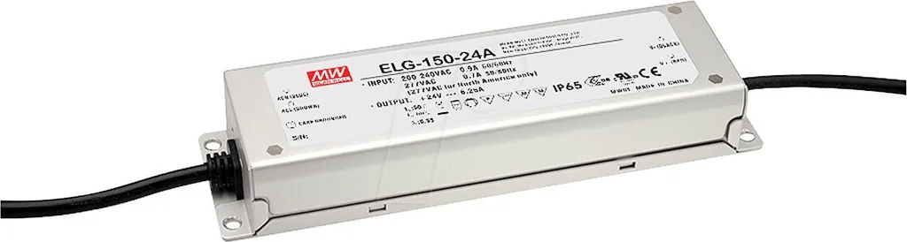 Alimentation LED 24V Stable 150W MEAN WELL : Fini les Scintillements