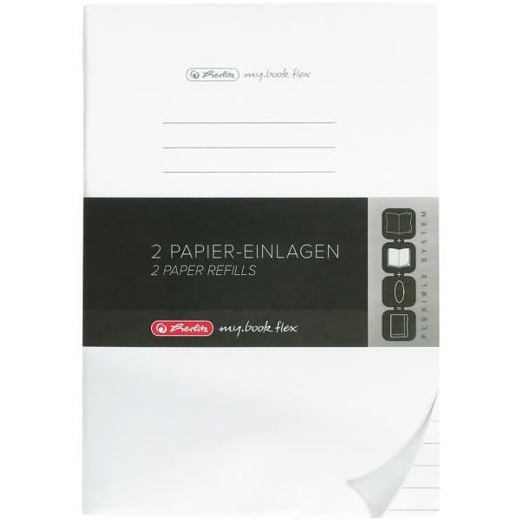 herlitz Papier-Ersatzeinlagen für Notizheft my.book flex A4 Produktbild 