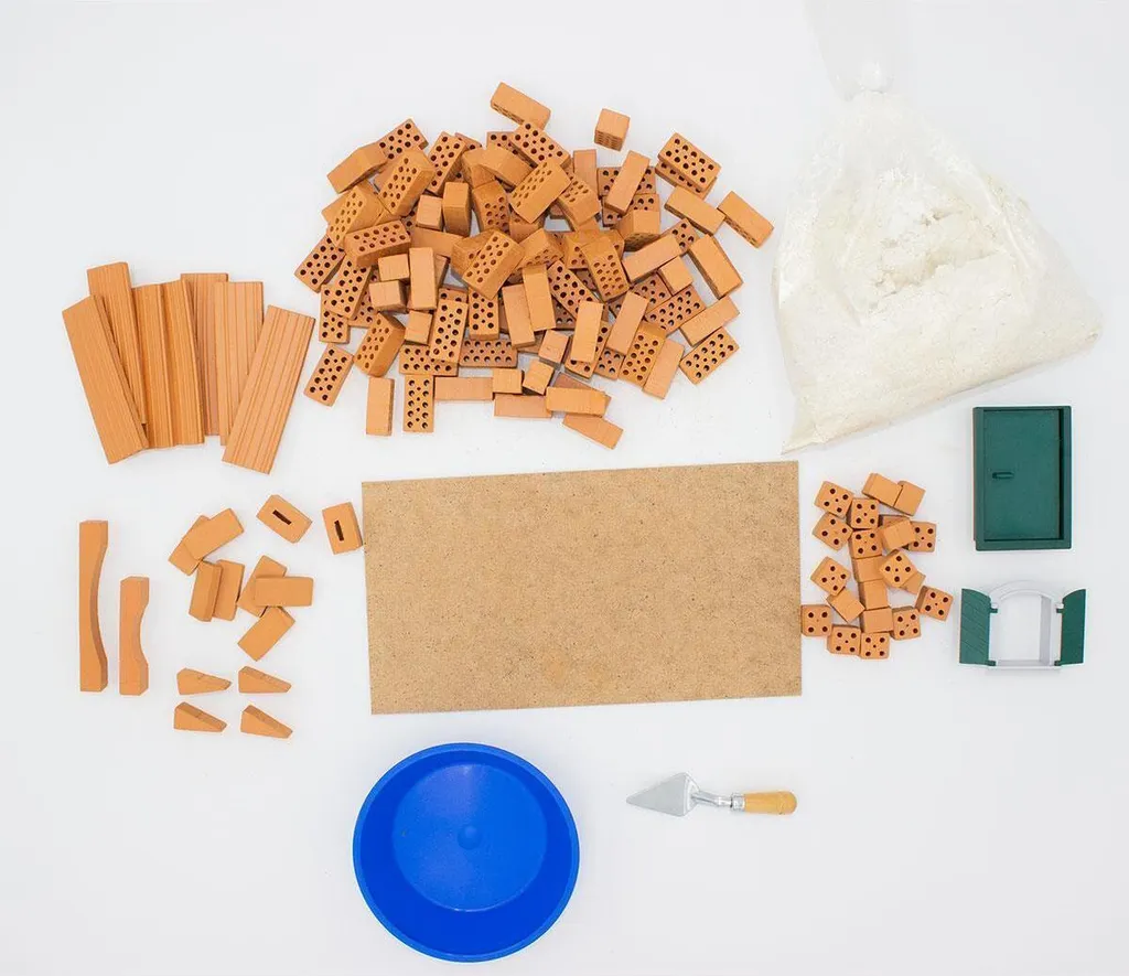 Teifoc I Coffret de construction en pierre réelle avec mortier soluble - 3