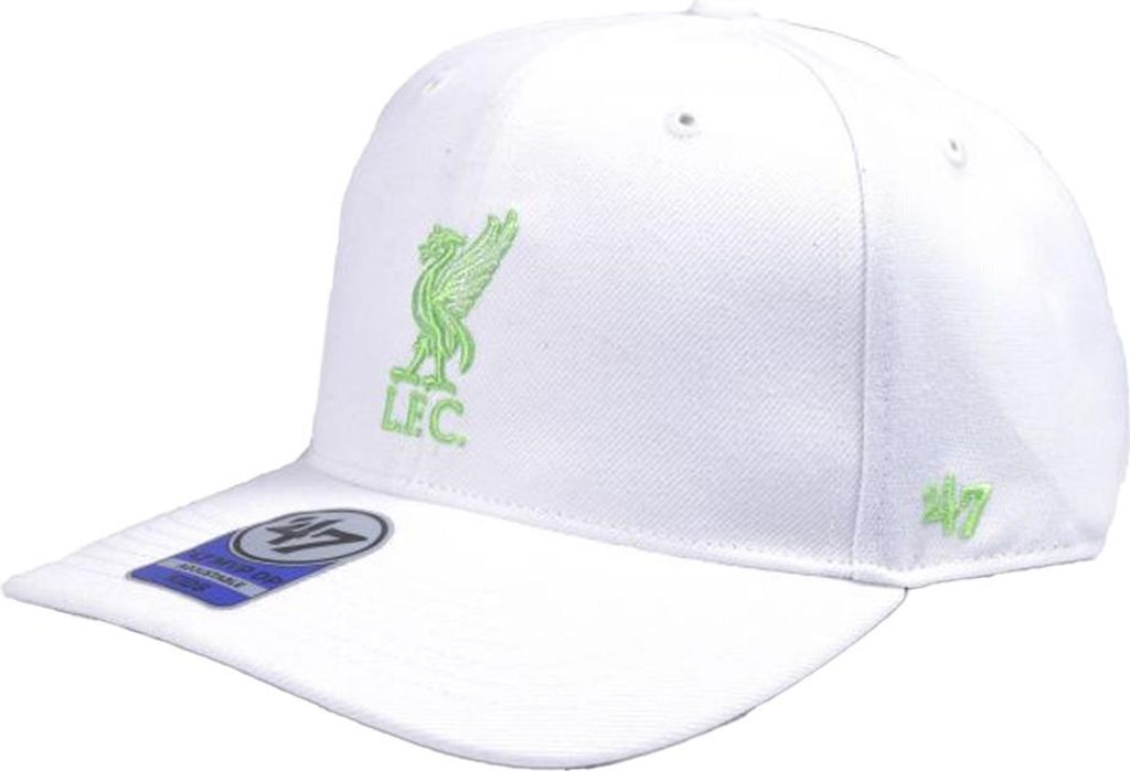 Liverpool FC - "MVP" Snapback Mütze Niedriges Profil BS5901 (Einheitsgröße) (Weiß/Grün)