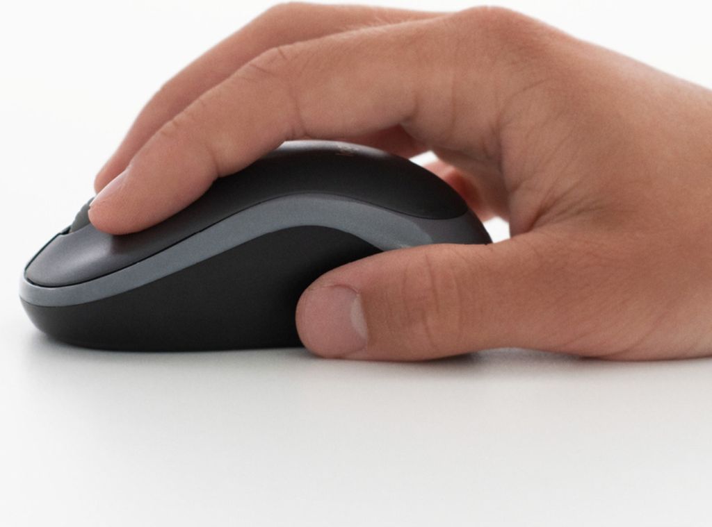 Mysz optyczna Logitech M185 bezprzewodowa ciemnoszara Zdjęcie produktu 12