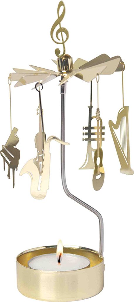 Orchester-Teelichtkarussell - Pluto Design Produktbild 