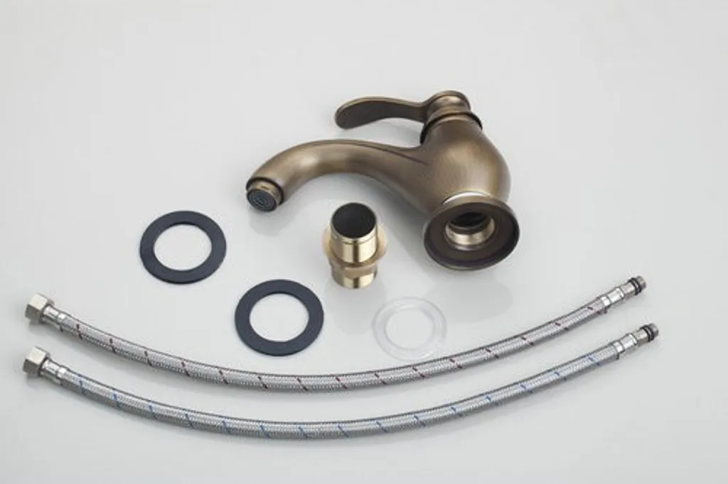 Offerta Miscelatore Lavabo KRAN PROTOGENA LAUFERI Ottone Spazzolato - 9