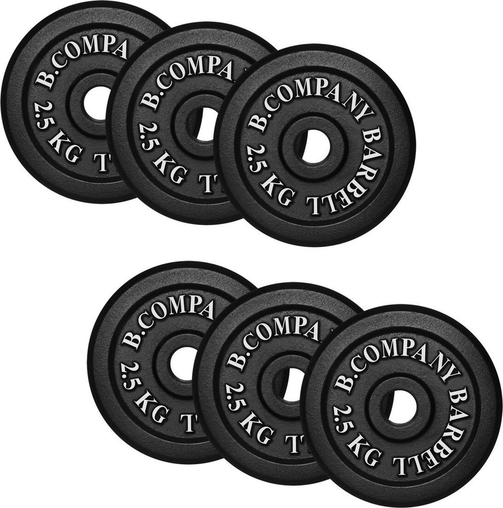 Guss 15,0Kg (6x2,5) Hantelscheiben Gewichte Hanteln 30/31mm