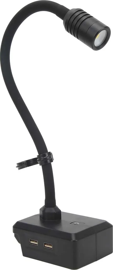 Lampe de travail LED flexible à 360° avec chargeur USB double port - 3