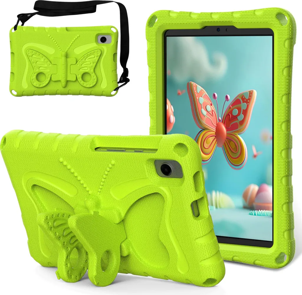 Cover EVA Samsung Tab A11 8.7 2025 Butterfly Stand Verde Erba
