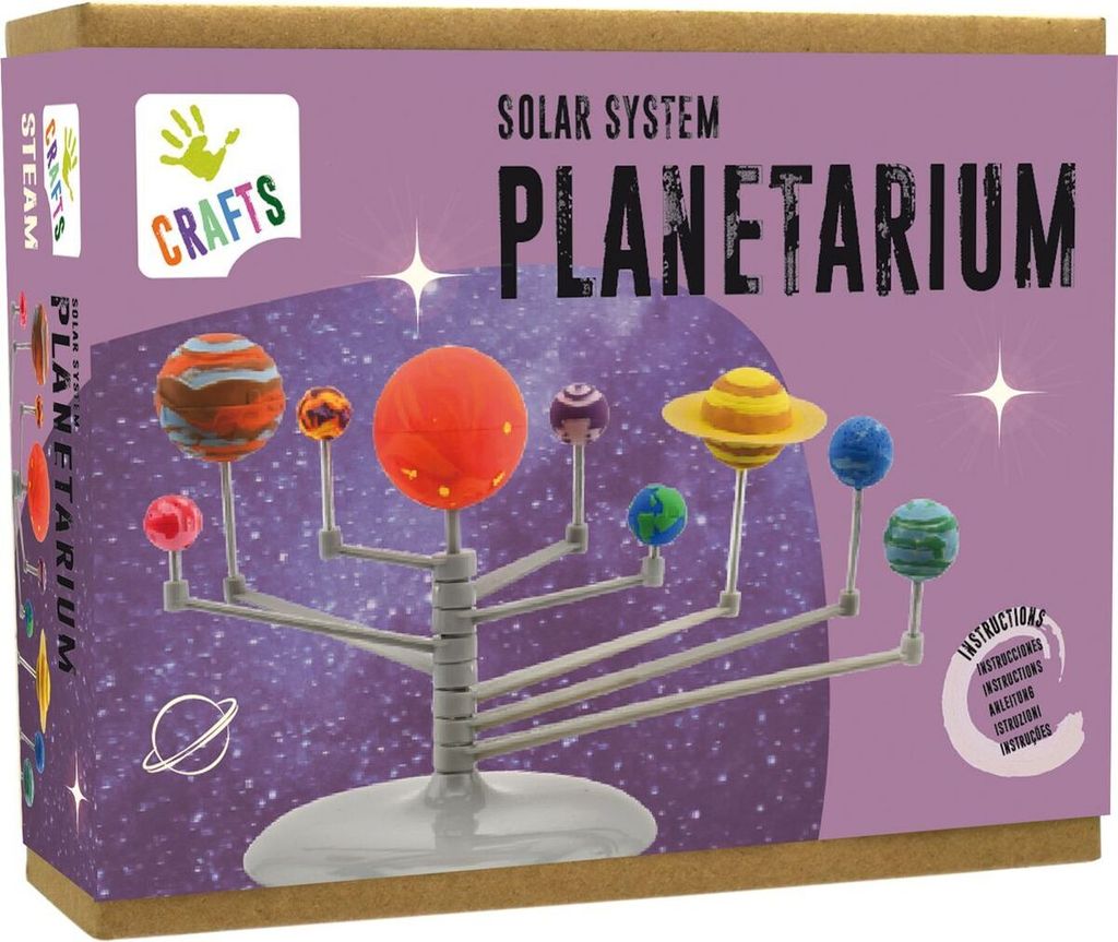 Planetarium Baukasten Sonnensystem zum basteln für Kinder Experiment