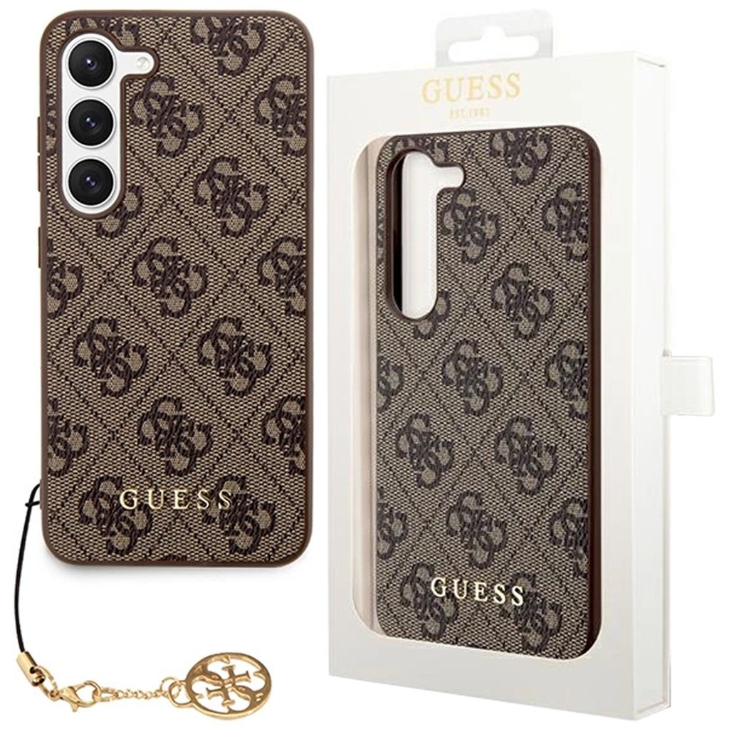 Guess GUHCSA55GF4GBR A55 A556 braun hardcase 4G Charms Produktbild 