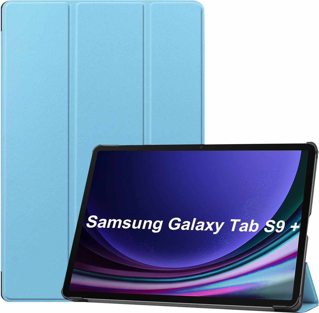 Für Samsung Galaxy Tab S10 Plus / S9 Plus FE Plus / S8 Plus 3folt Wake UP Smart Cover Tablet Tasche Hülle Case Neu