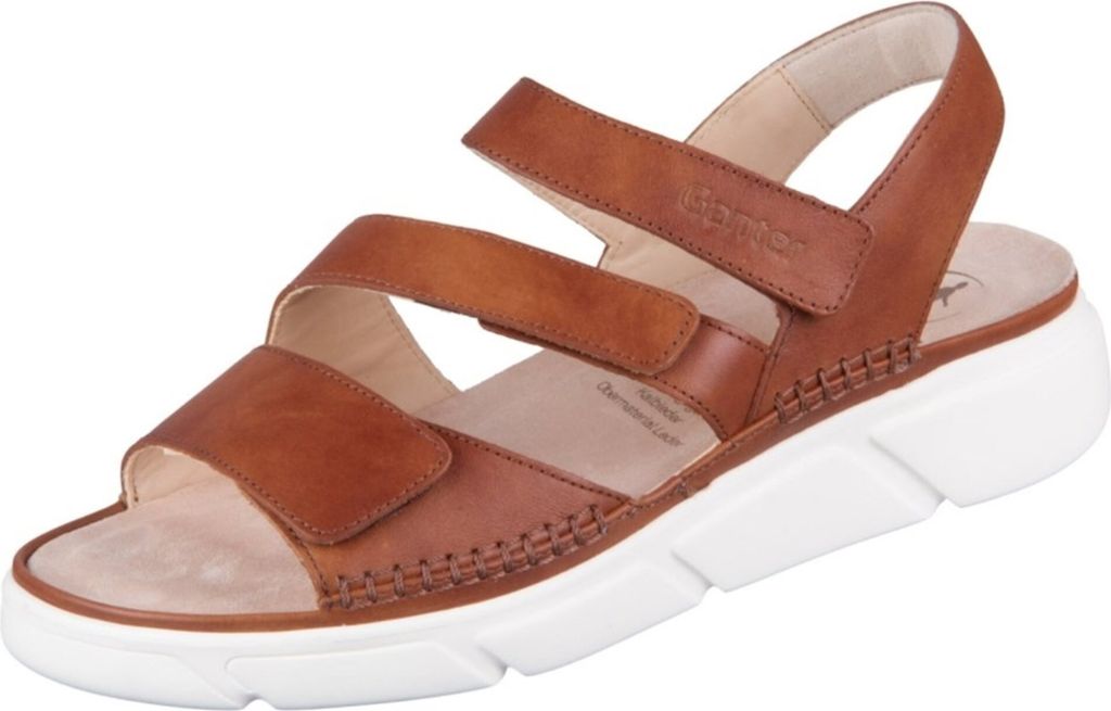 Ganter Komfort Sandalen Halina cognac Damen 31373630313035 Braun 41 EU