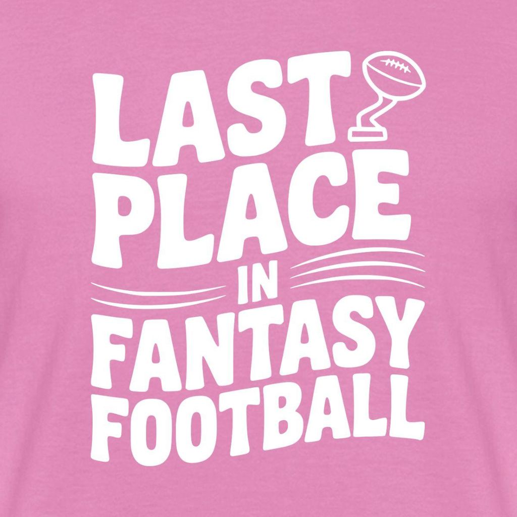 Spreadshirt Letzter Platz Fantasy Football Loser Männer T-Shirt, L, Pink