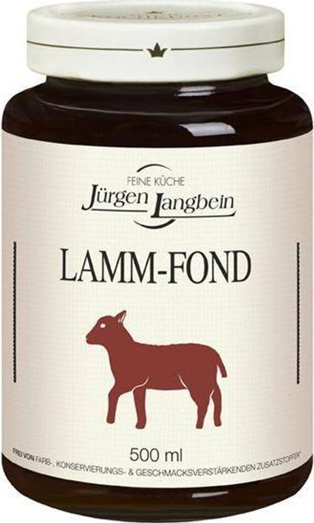 Jürgen Langbein Lamm-Fond 500ml Glas Glutenfrei  Produktbild 