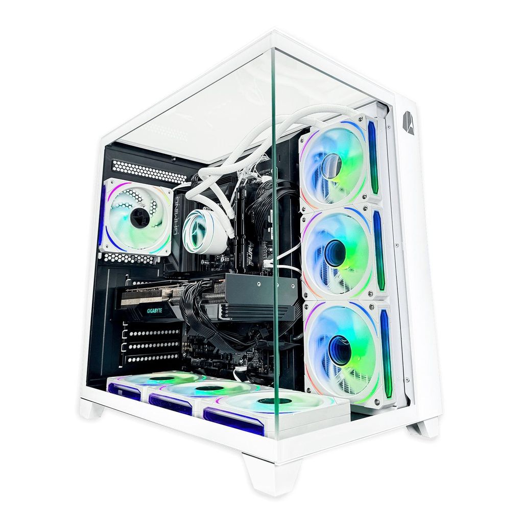 Nitropc Gaming PC Extreme Gold Plus v2 - AMD Ryzen 7 7700X, NVIDIA RTX 5060 Ti 16GB, 16GB DDR5, M.2 2TB, Weiß