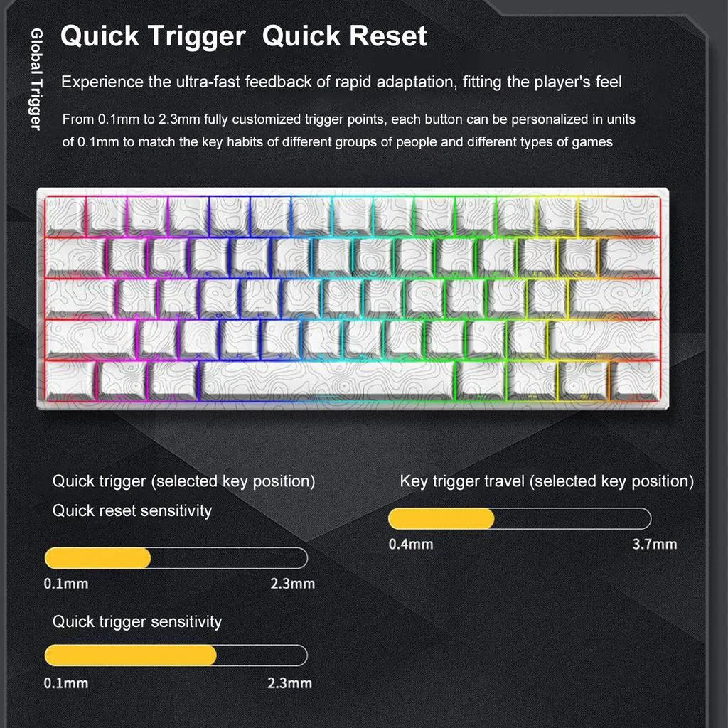 Clavier mécanique compact pour PC et PC portable, idéal gaming et bureau - 6