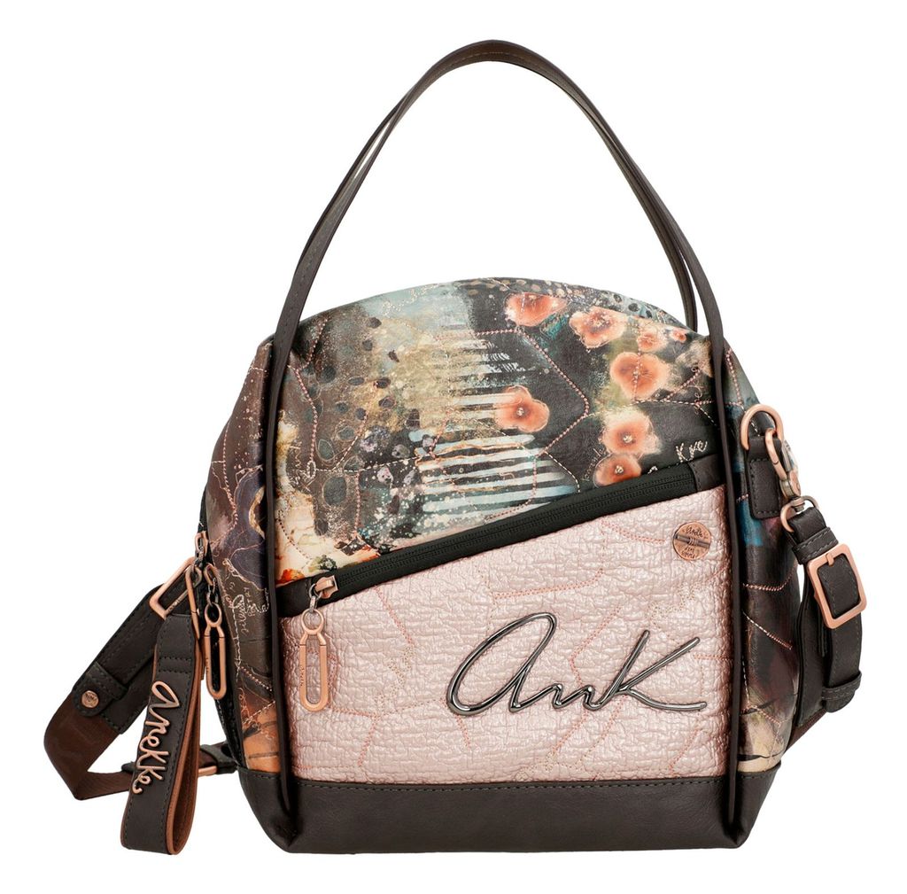 Sac Shopper Anekke Mademoiselle Multicolore - Dimensions 46 X 30 X 14 Cm, Polyester, Fermeture éclair | Idéal Shopping, Voyage, Quotidien