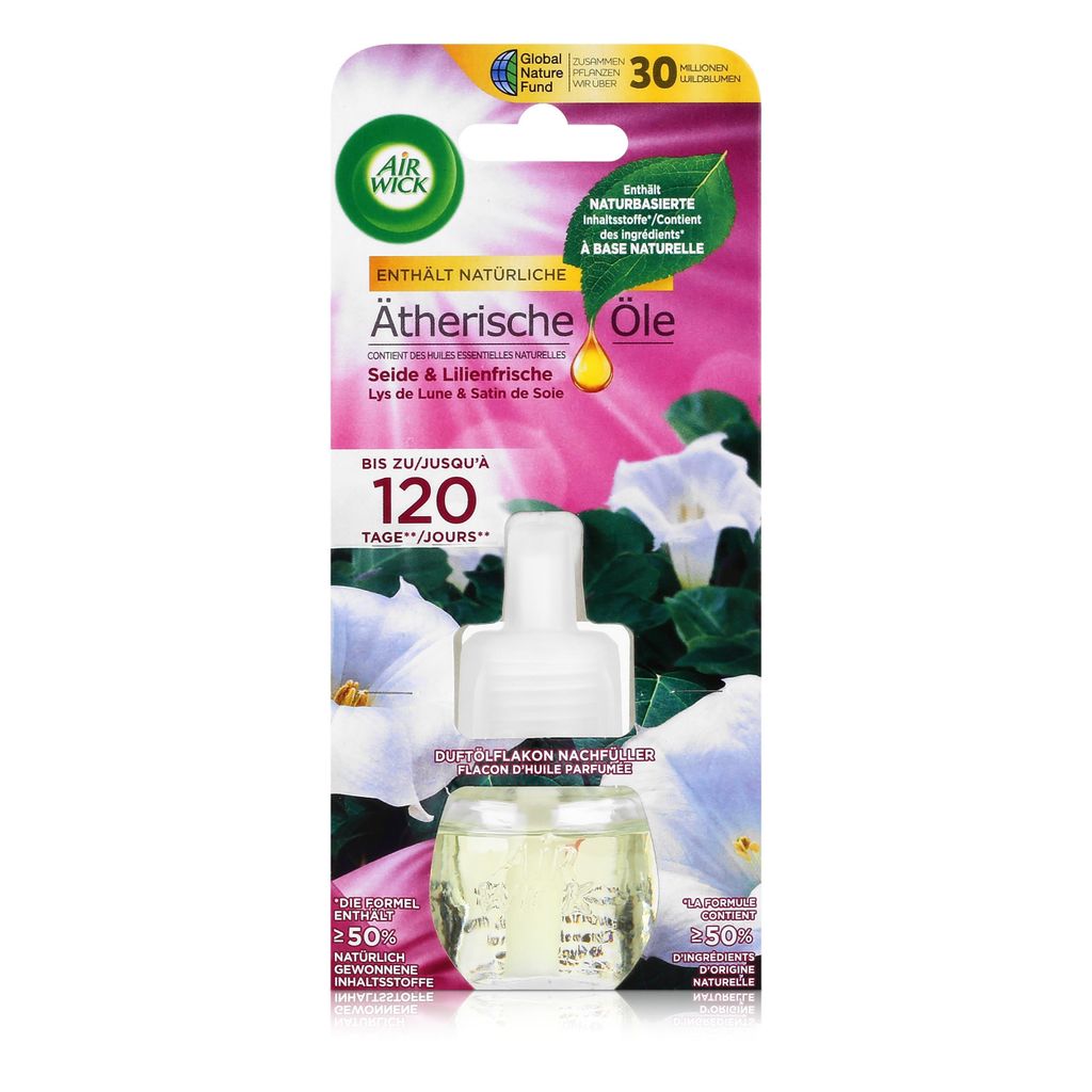 AirWick Duftstecker Seide & Lilienfrische Nachfüller 19ml, 1 Stück