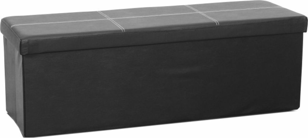 Kondela Klappstuhl mit Stauraum Zamira - Schwarz