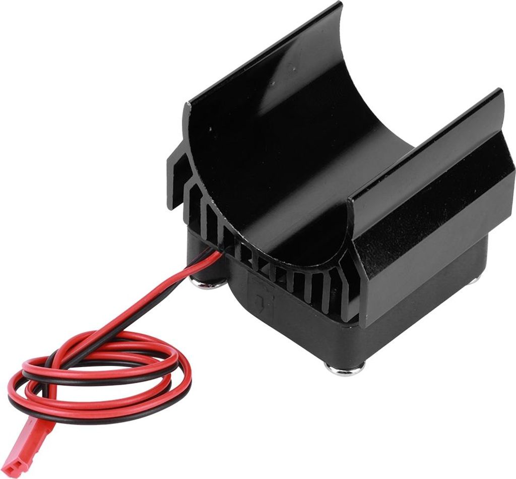 Kühlkörper für 1/10 RC Car 540/550 Bürstenmotor 3650/3660/3674 Bürstenloser MotorSchwarz
