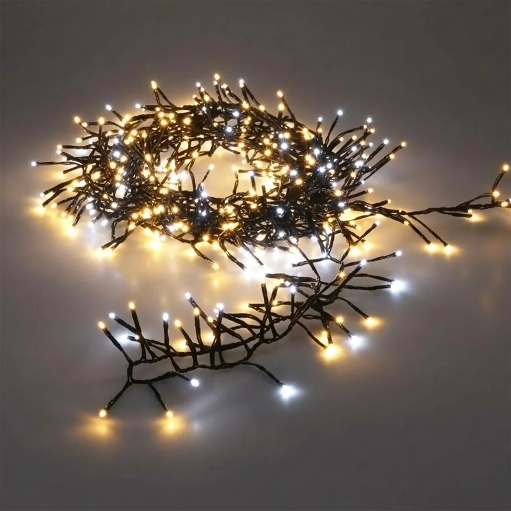 Guirlande décorative 768 LED blanc chaud/froid 8 fonctions pour jardin