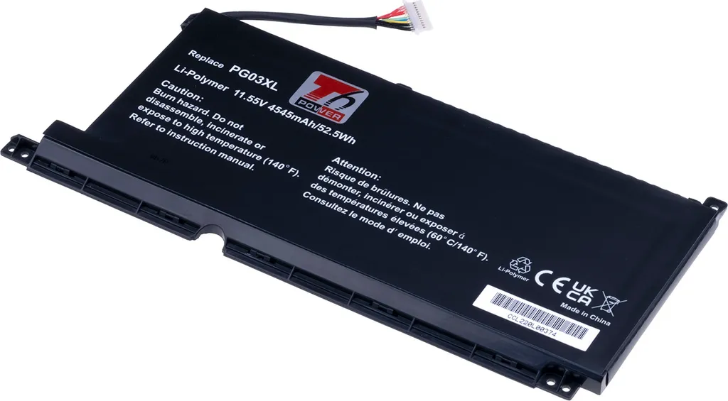 Batteria T6 Power L48430-AC2 per HP Pavilion & Omen | 11.55V 52.5Wh