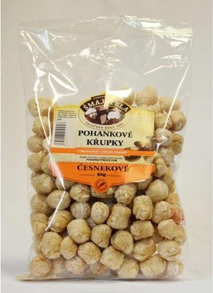 Croustillants de sarrasin à l'ail 50 g ŠMAJSTRLA Image du produit 