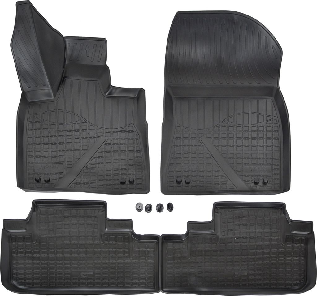 NORM LINERS | 3D Gummimatten Auto Matten Fussmatten Kompatibel mit Lexus RX 2015-2022 4tlg, Individuelle Passform mit Hohem Rand cca 4-5cm, Allwetter,