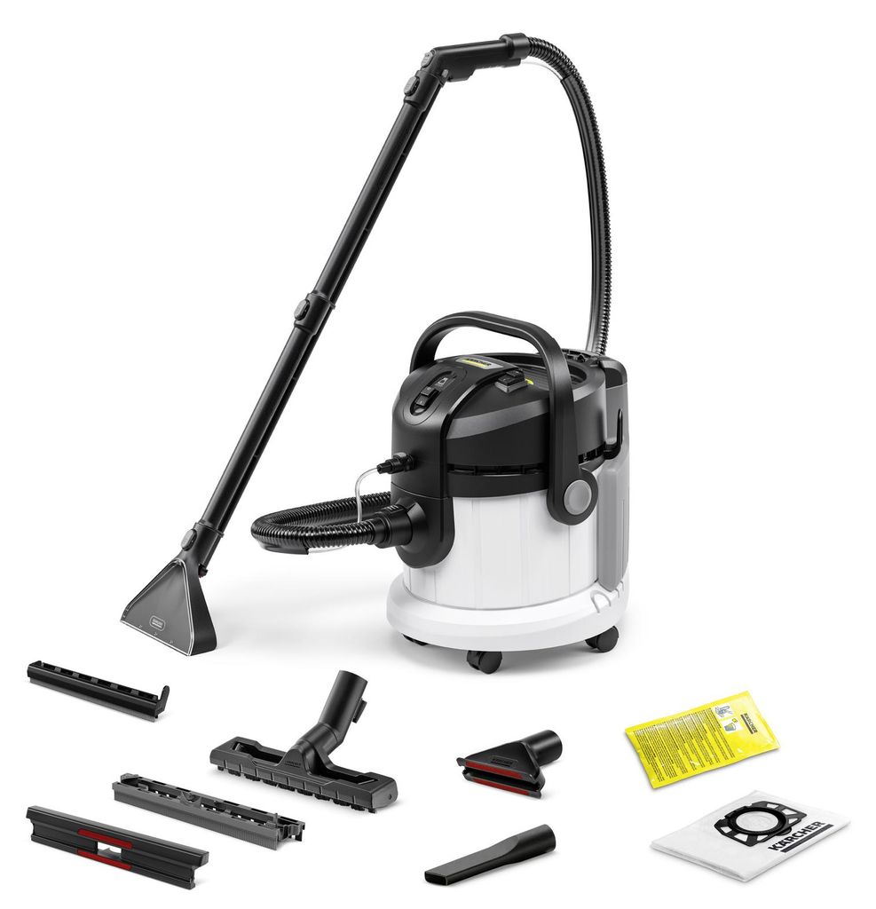 Kärcher Waschsauger SE 4, Weiß, 1000W, 4L Tanks, Produktbild 