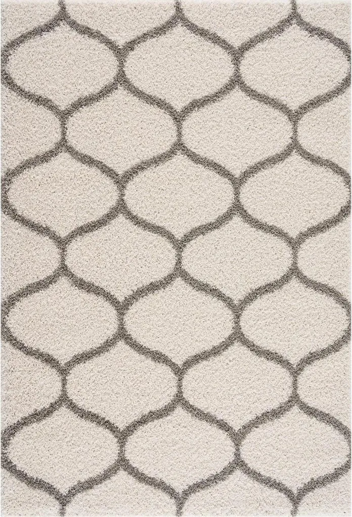 Tapis Shaggy scandinave SG MADRID - Tissage à poils hauts et moelleux