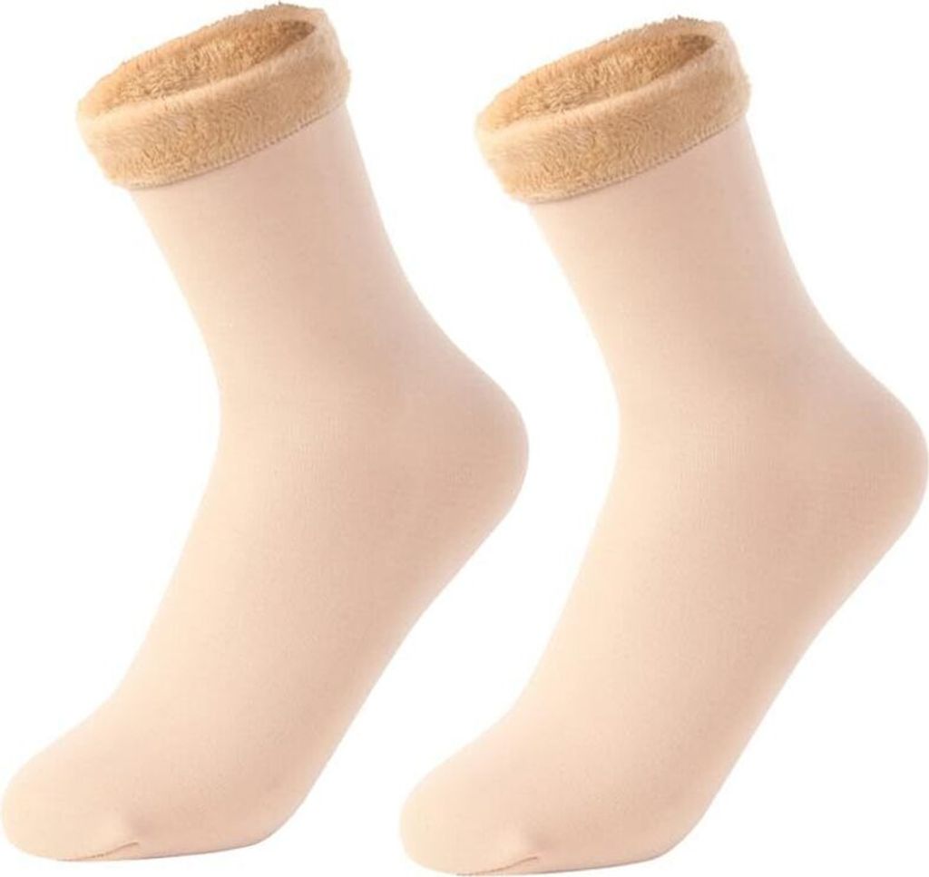 Set di 8 paia di calze termiche con pile, morbide, soffici Immagine del prodotto 