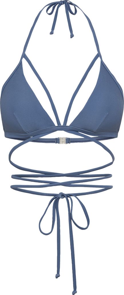LSCN by Lascana Triangel-Bikini-Top Gina rauchblau Größe 40 Cup A/B