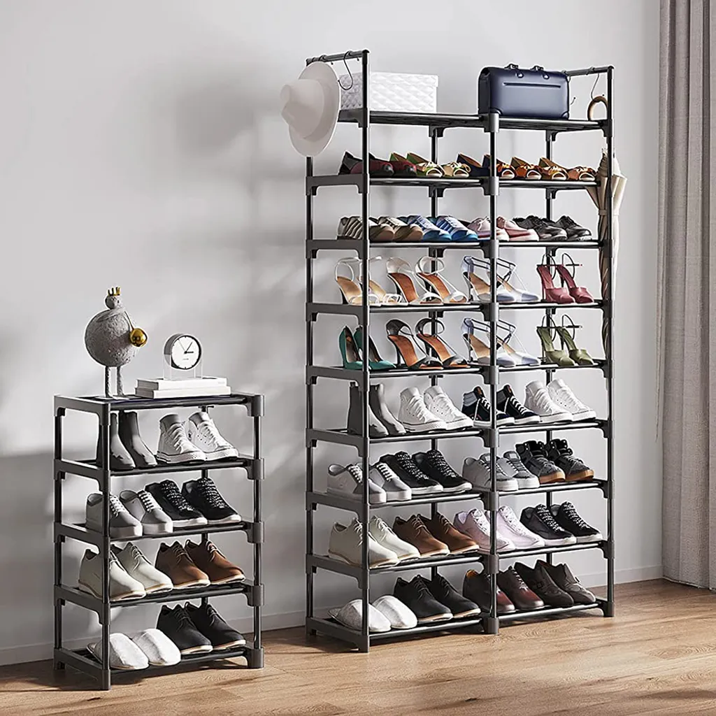 Fini le désordre : Étagère à chaussures 9 niveaux compacte et robuste - 4