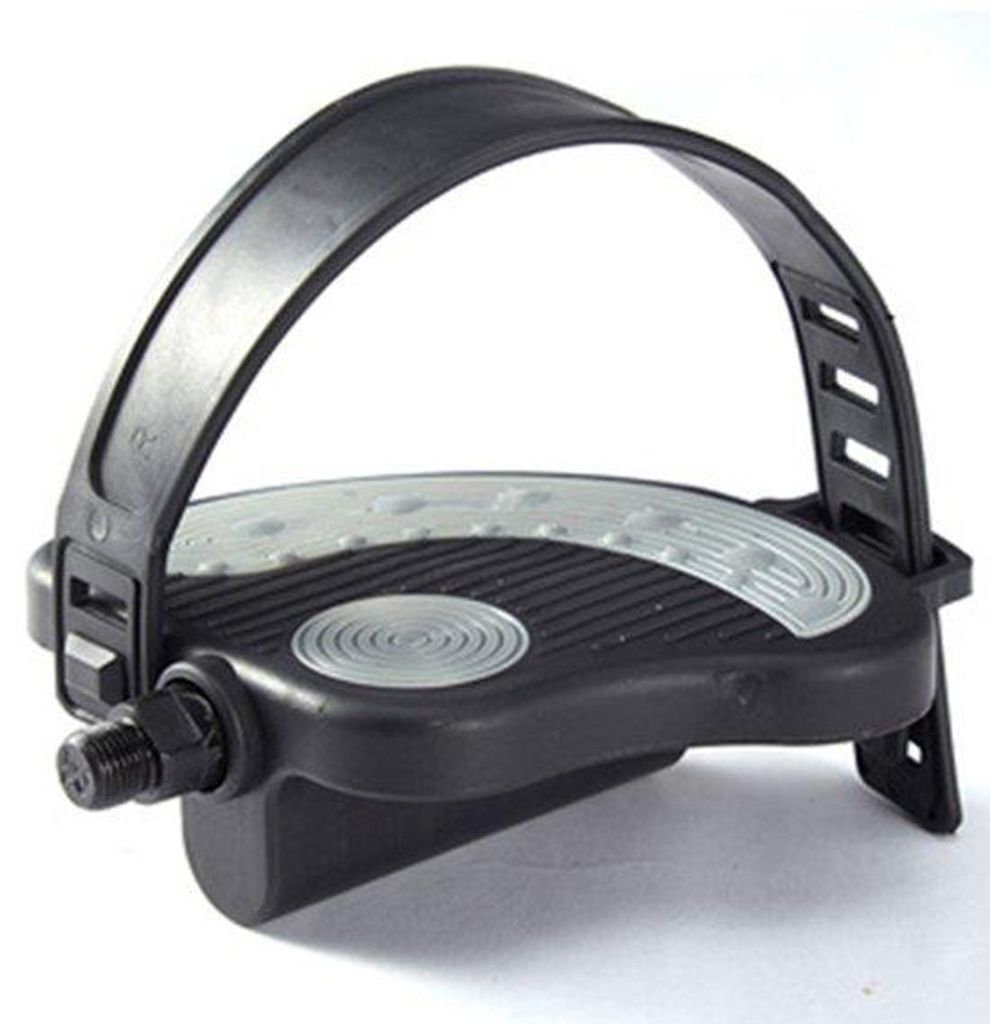 Professionelle Fahrradpedale für Hometrainer mit verstellbaren Reifen und 1/2-Zoll-Achse. Geeignet für Peloton/Spin-Fahrräder. Robuste Reifen au...