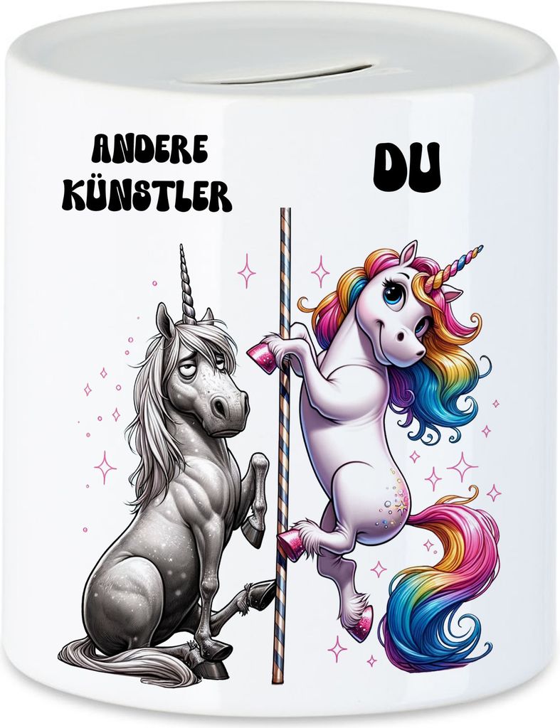 Andere Künstler Du Einhorn Spardose Malerin Zeichenerin Tänzerin Schauspiel