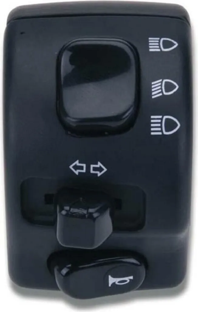 Commodo Gauche Domino pour Guidon de Moto Standard - Commande Complète