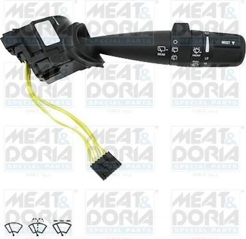 MEAT & DORIA 231001 Lenkstockschalter OE K68003215AD kompatibel mit Wrangler, Patriot, Cherokee, Compass