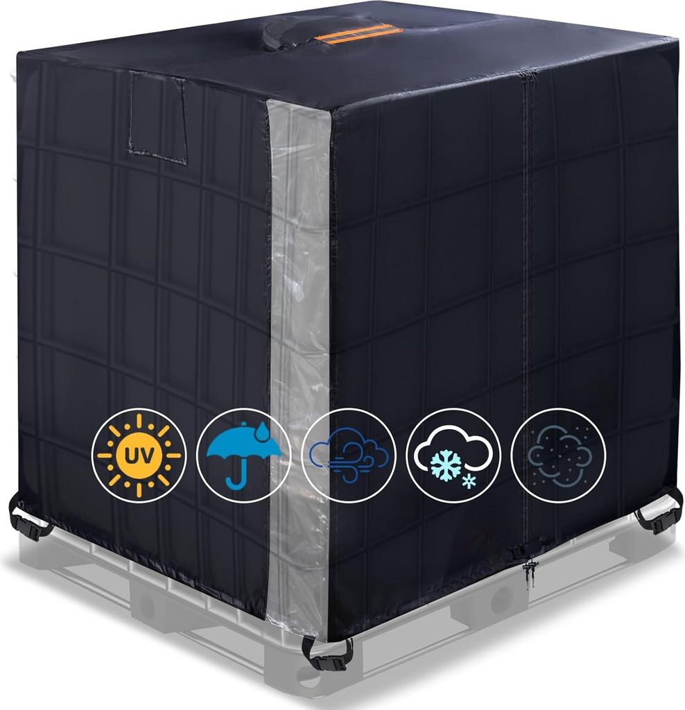IBC Tote Cover - Schutzhülle für Wassertank - 275 Gallonen - 420D Oxford