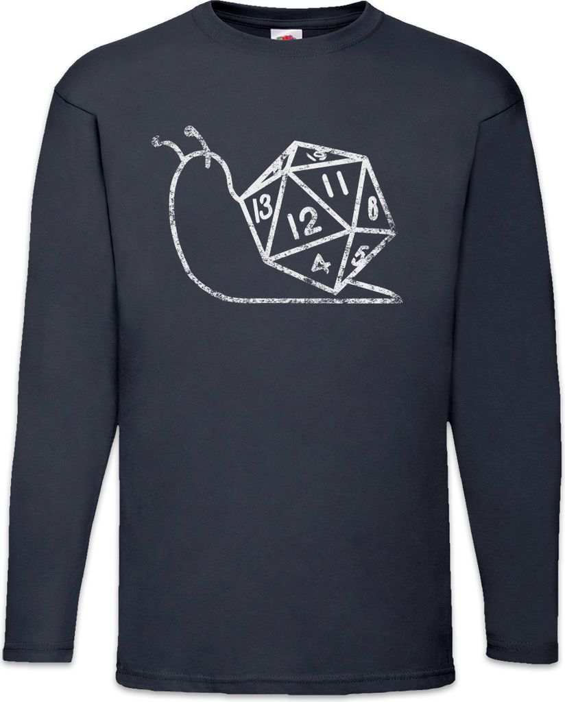 Urban Backwoods Slow RPG Roller, Langarm T-Shirt, Farbe: Navy, Größe: 3XL