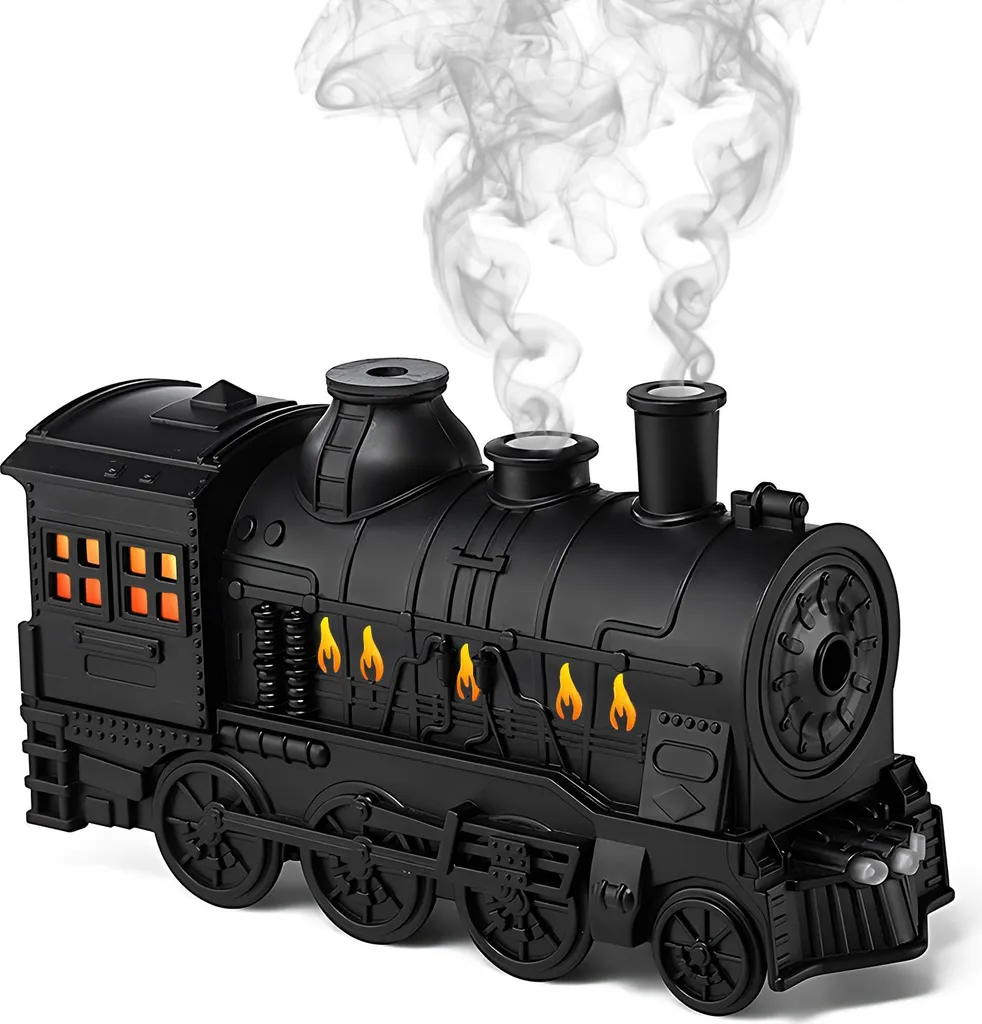 Humidificateur Diffuseur Aromathérapie Train Rétro pour Maison et Bureau - 2