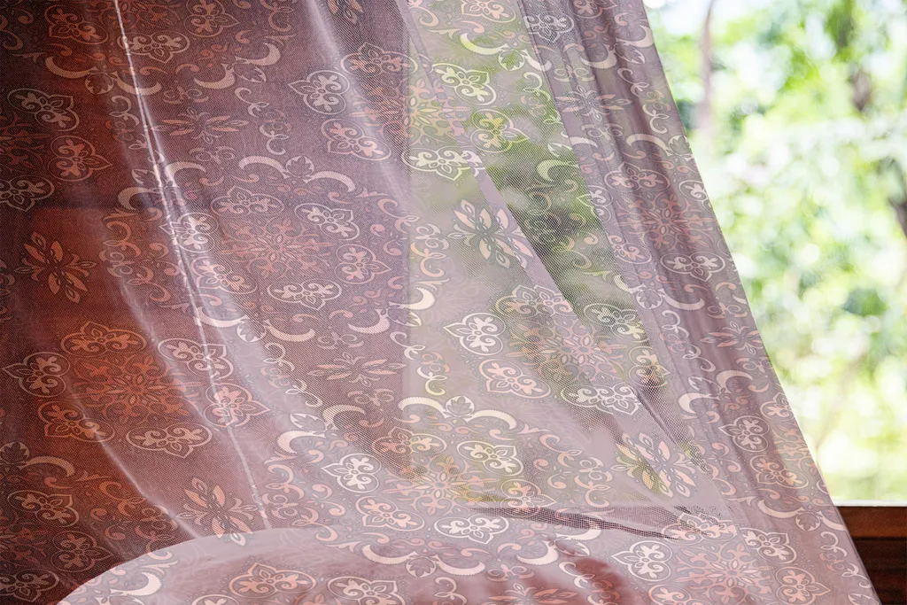 ABAKUHAUS Arazzo etnico, Royal Victorian Art Boho Damasco in stile persiano mediorientale Gypsy, soggiorno camera da letto tessuto da parete in raso setoso, 160 cm x 274 cm, viola scuro Arrossire per la vergogna - 3