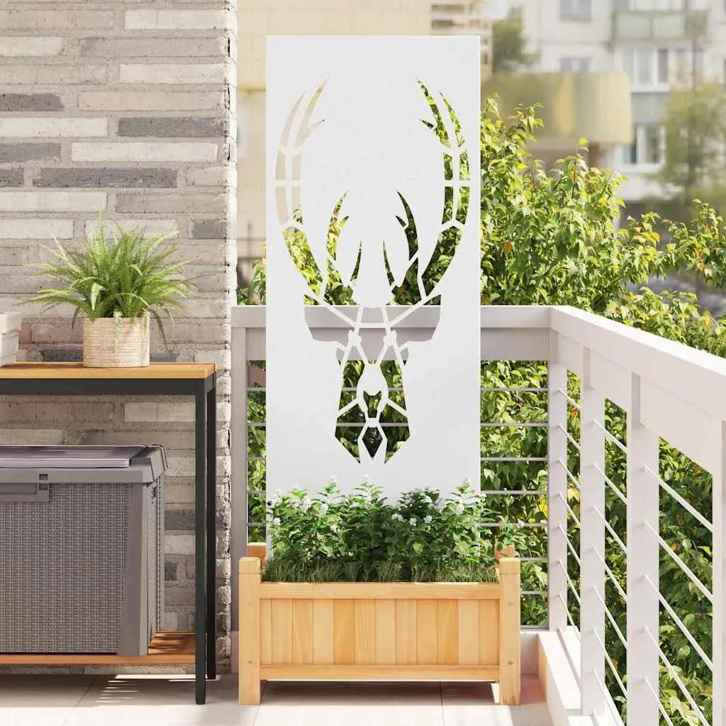 Frangivista Decorativo 50x140 cm - Telo Privacy Bianco Stampa Animale