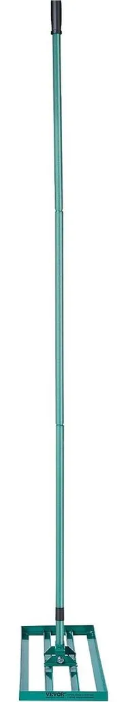 Rastrello livellatore per prato, 91,4 x 25,4 cm Attrezzo livellatore per prato, livellatore per prato resistente con manico allungato in acciaio da 198,1 cm, rastrello livellatore per giardino, prato da golf, fattoria - 10