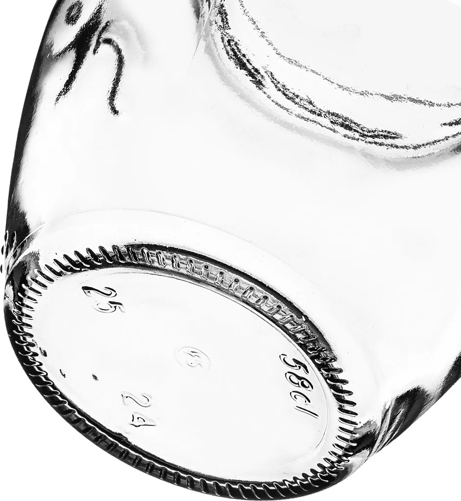 Barattoli per conserve KADAX da 510 ml con coperchio a vite fi82mm, barattoli a vite con coperchio, barattoli per conserve, barattoli per la conservazione di miele, frutta e verdura, barattoli per conserve (funghi, 24 pezzi) - 9