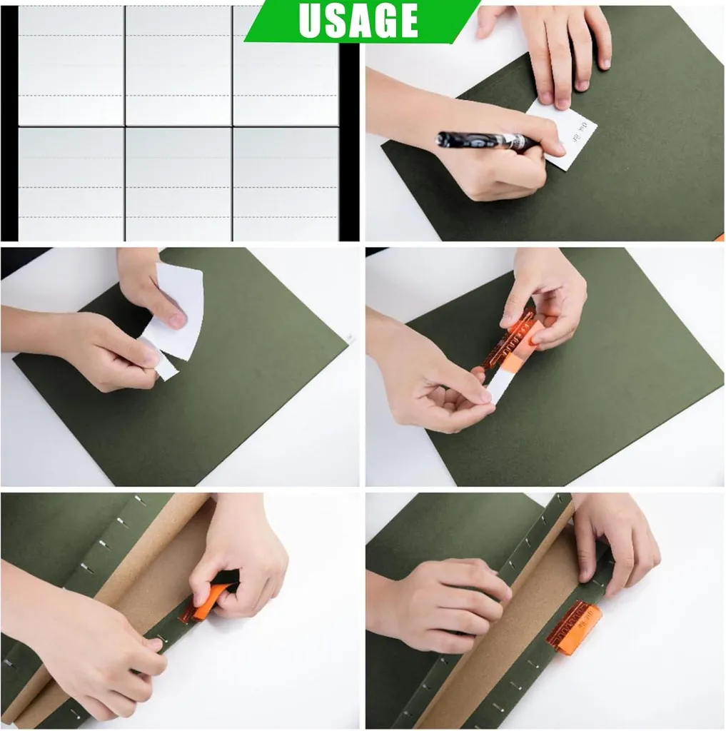 Classeur à onglets 60 touches indéchirables en plastique flexible