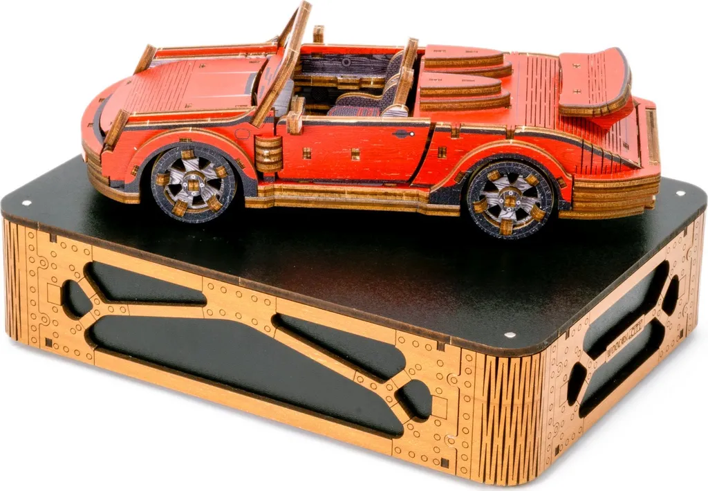 Maquette en Bois Voiture de Sport Puzzle 3D Mécanique WOODEN CITY DIY