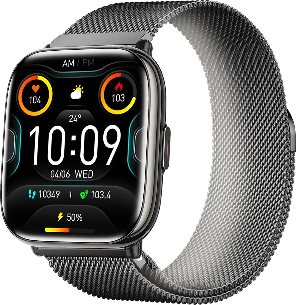 Smartwatch Sport Trevi T-FIT 265 A pour Suivi de Santé Écran AMOLED Noir